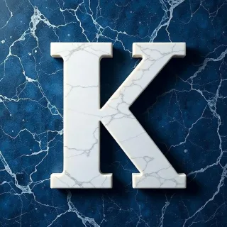 Marble — letter K