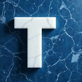 Marble — letter T