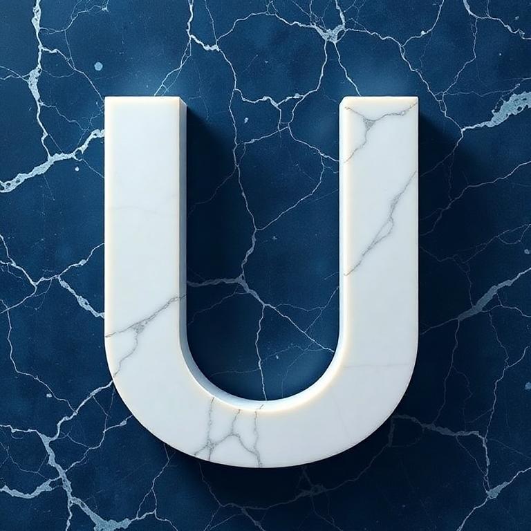 Marble — letter U