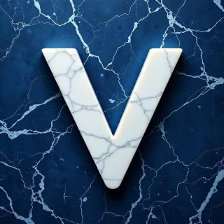 Marble — letter V