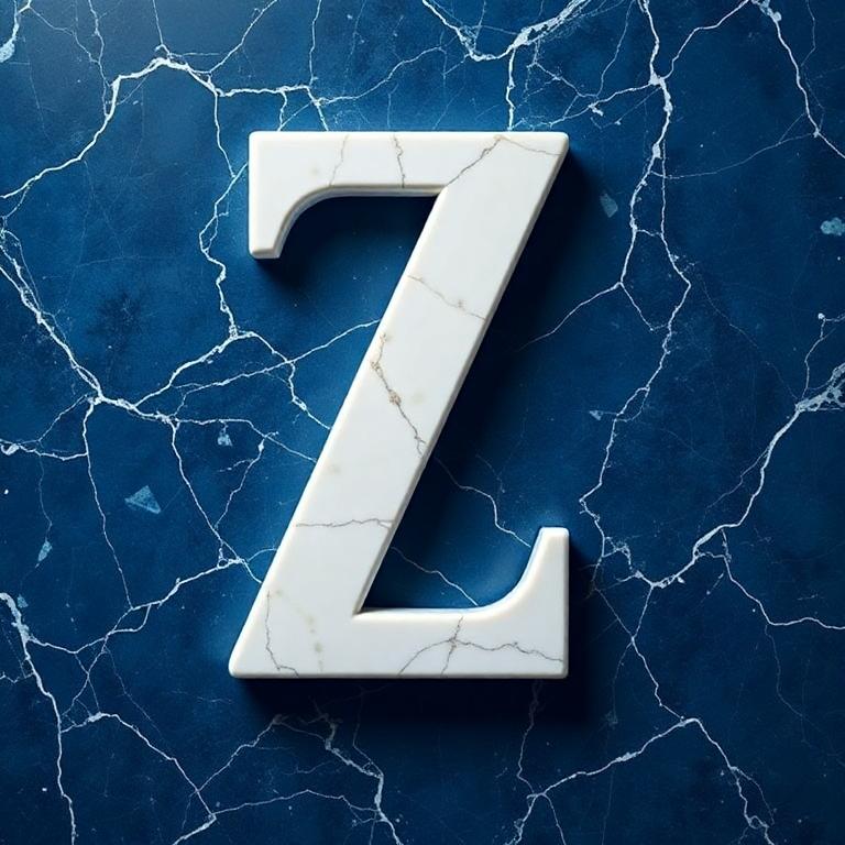Marble — letter Z