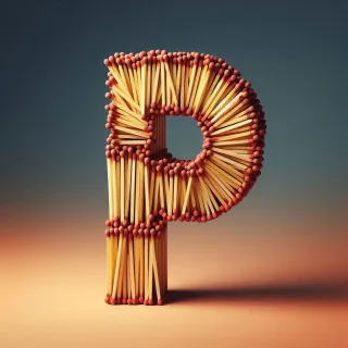 Matches — letter P