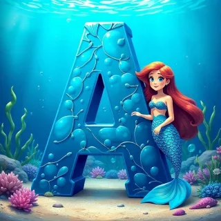 Mermaid — letter A