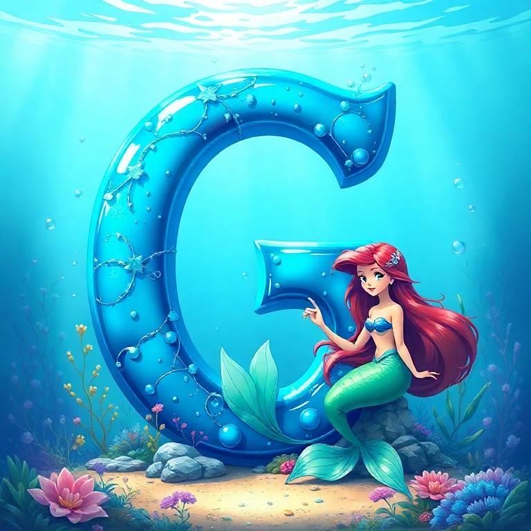 Mermaid — letter G