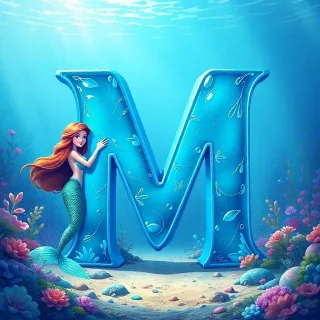 Mermaid — letter M