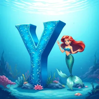 Mermaid — letter Y