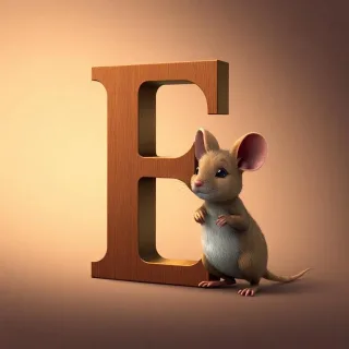 Mice — letter E