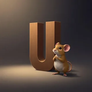 Mice — letter U