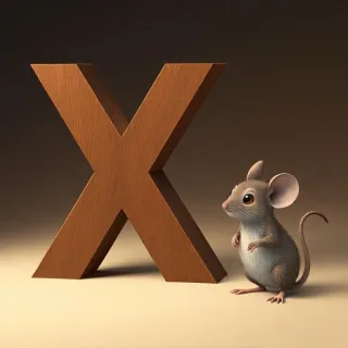 Mice — letter X