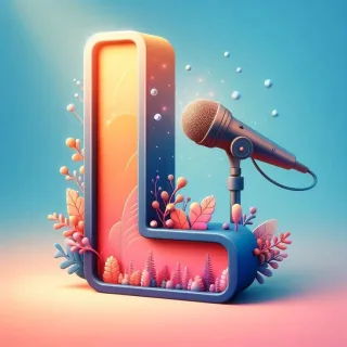 Microphones — letter L (variant 2)