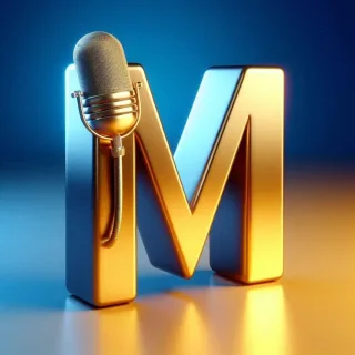 Microphones — letter M (variant 2)