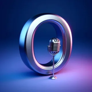 Microphones — letter O (variant 2)
