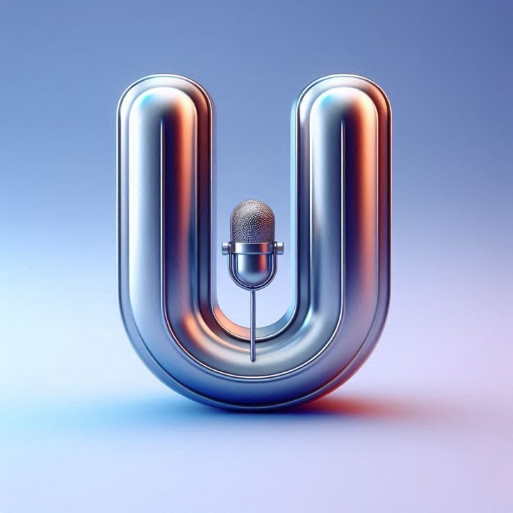 Microphones — letter U (variant 2)