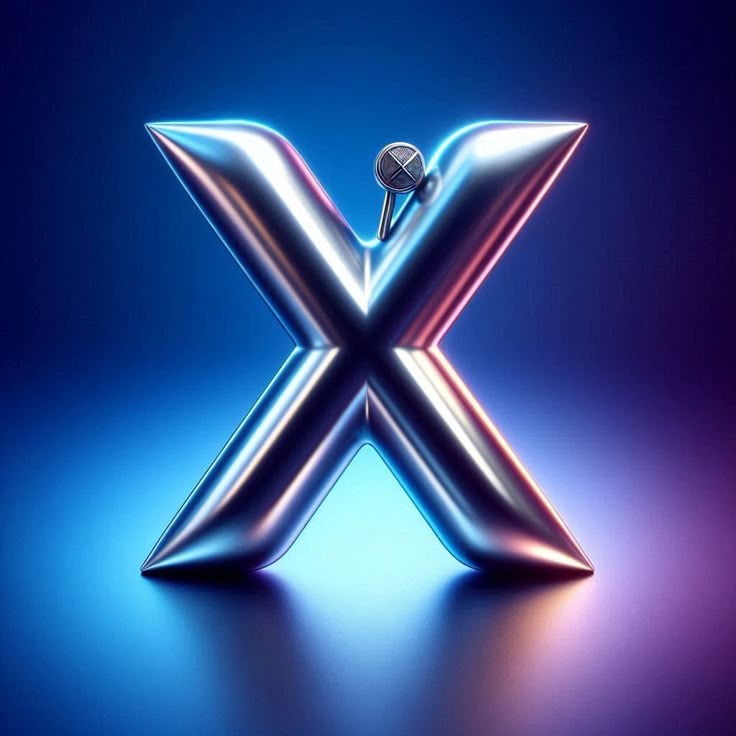 Microphones — letter X (variant 2)