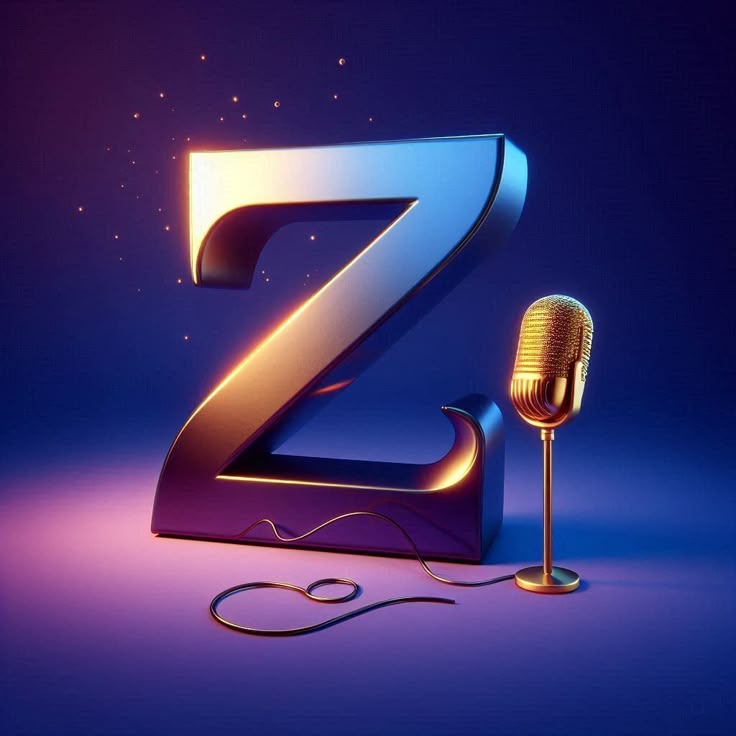 Microphones — letter Z (variant 2)