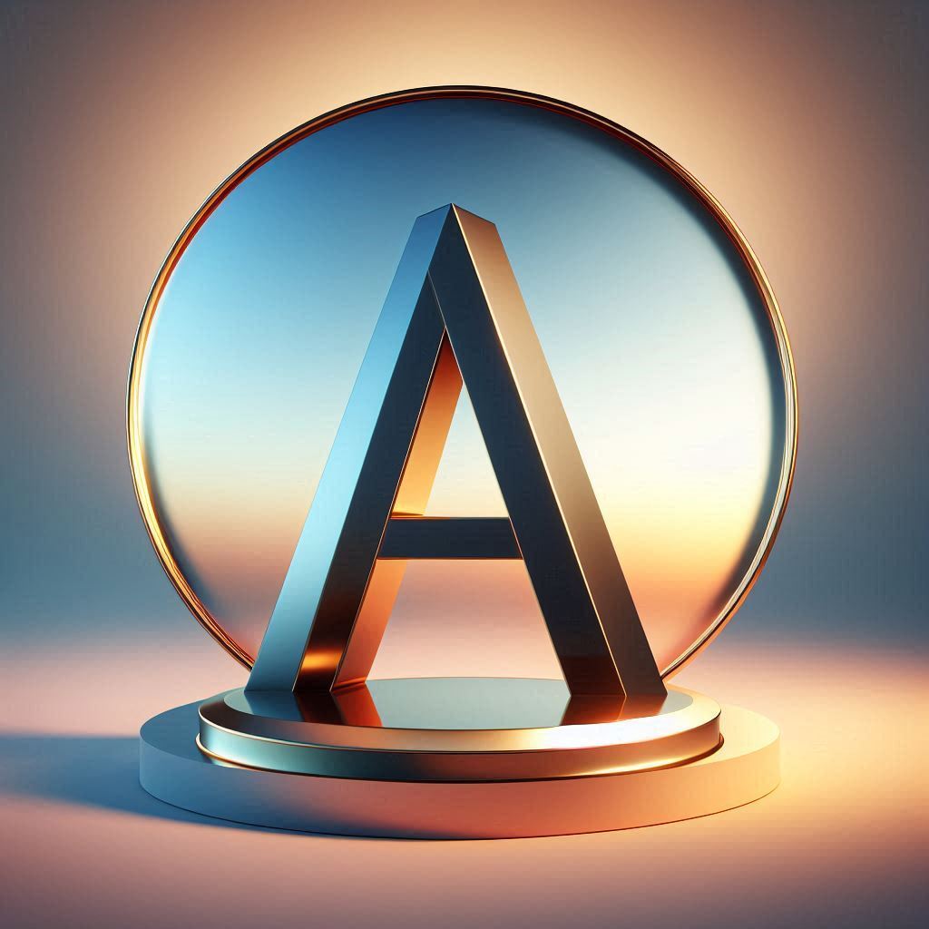 Mirror — letter A