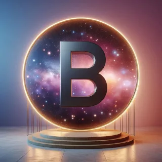 Mirror — letter B (variant 2)