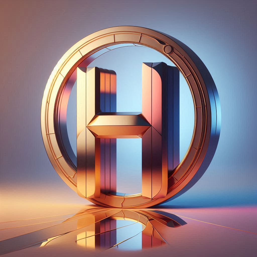 Mirror — letter H (variant 2)