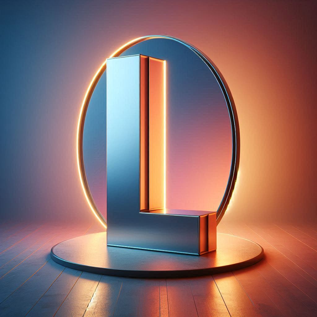 Mirror — letter L (variant 2)
