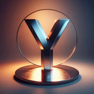 Mirror — letter Y (variant 2)