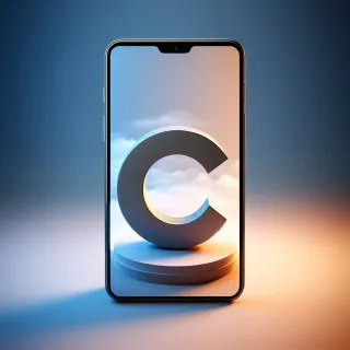 Mobile phone — letter C