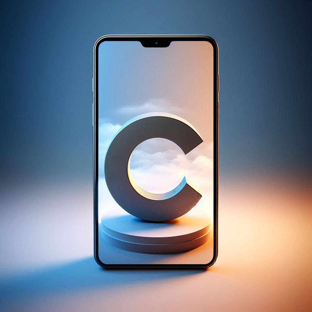 Mobile phone — letter C