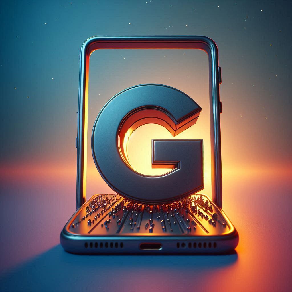 Mobile phone — letter G