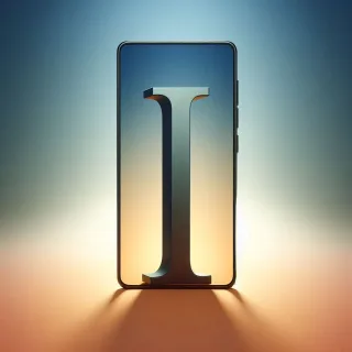 Mobile phone — letter I