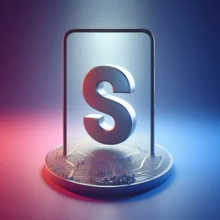 Mobile phone — letter S