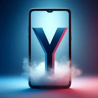 Mobile phone — letter Y