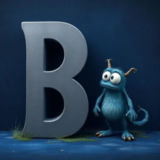 Monster — letter B