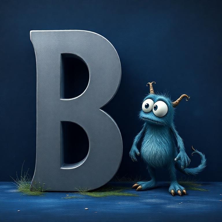 Monster — letter B