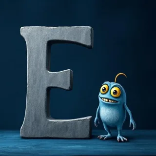 Monster — letter E