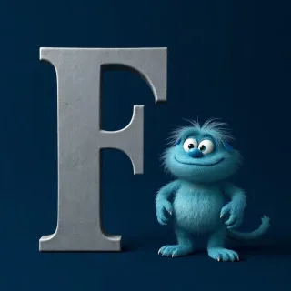 Monster — letter F
