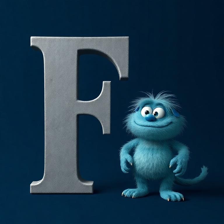 Monster — letter F