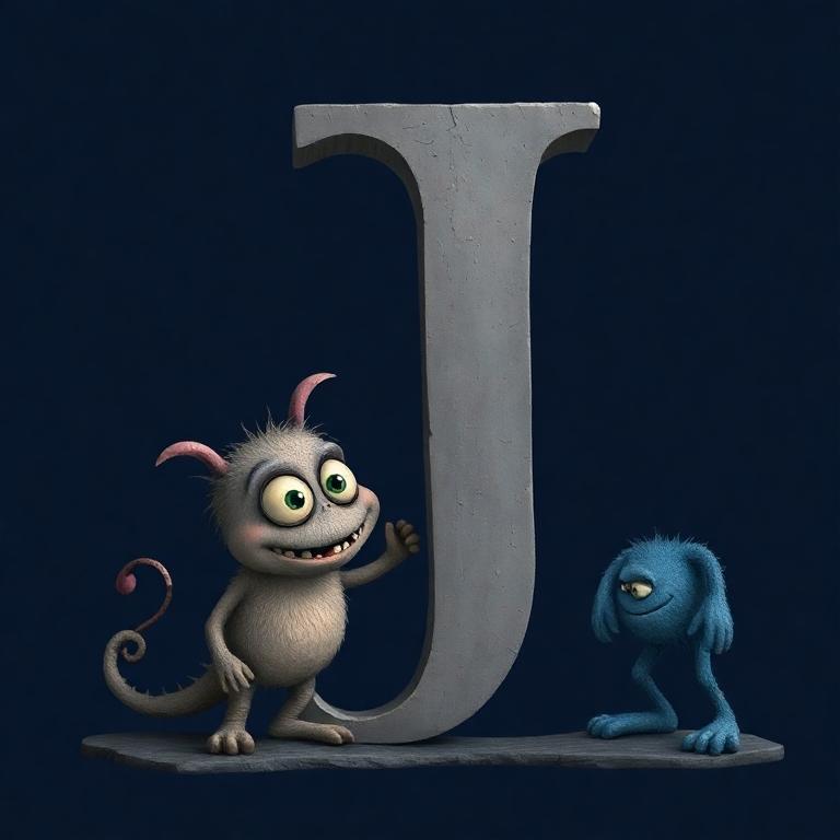 Monster — letter J