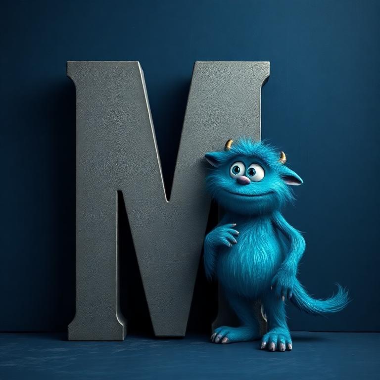 Monster — letter M