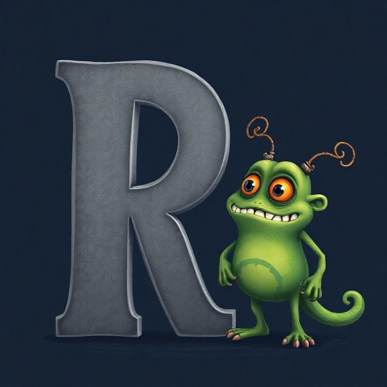 Monster — letter R