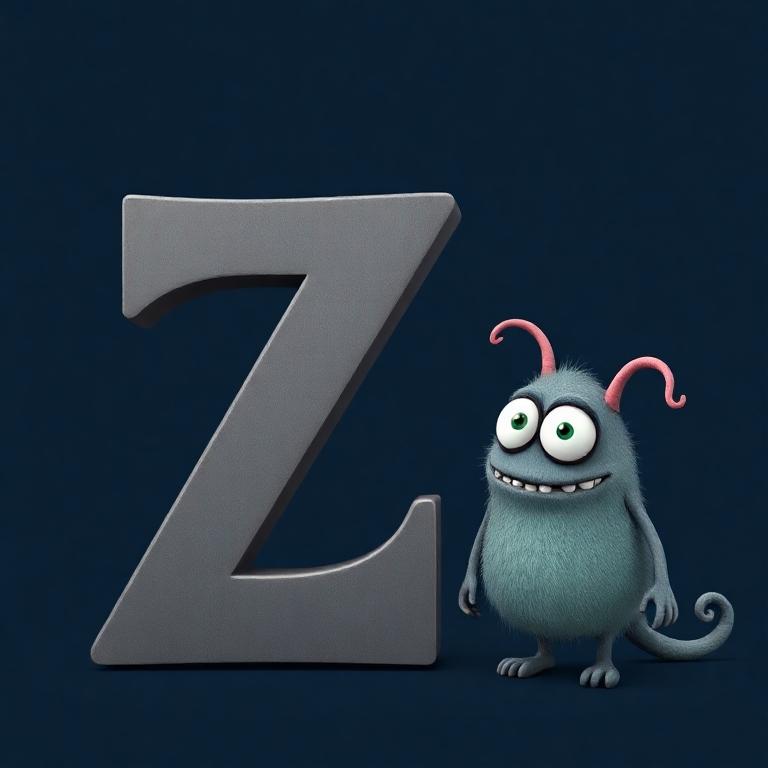Monster — letter Z
