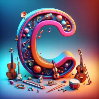 Musical instruments — letter C