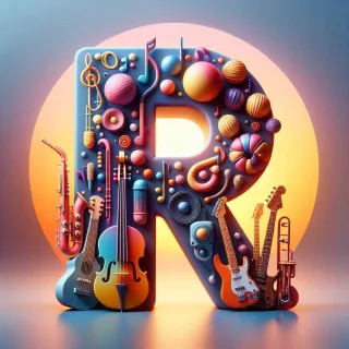 Musical instruments — letter R