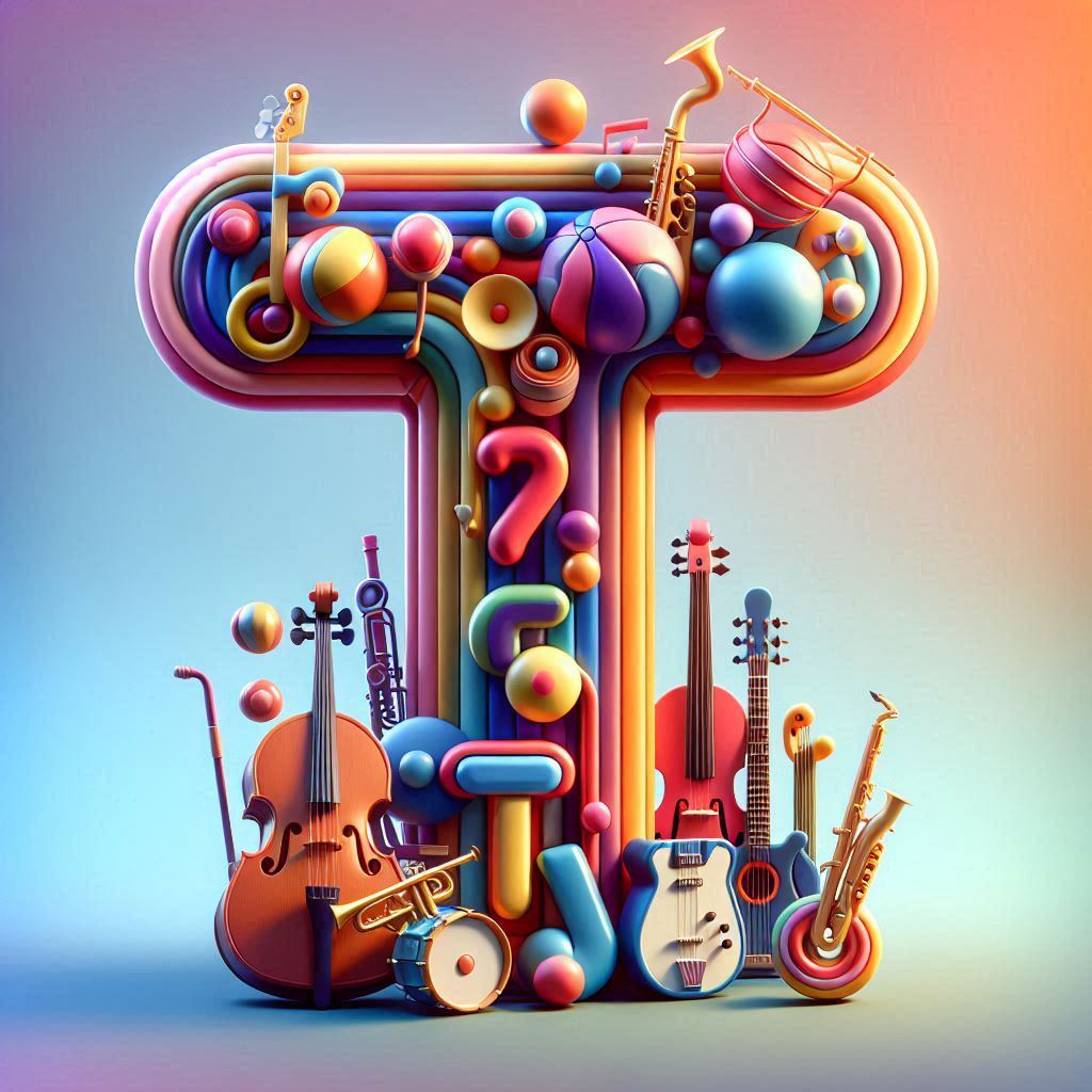 Musical instruments — letter T