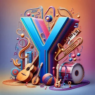 Musical instruments — letter Y