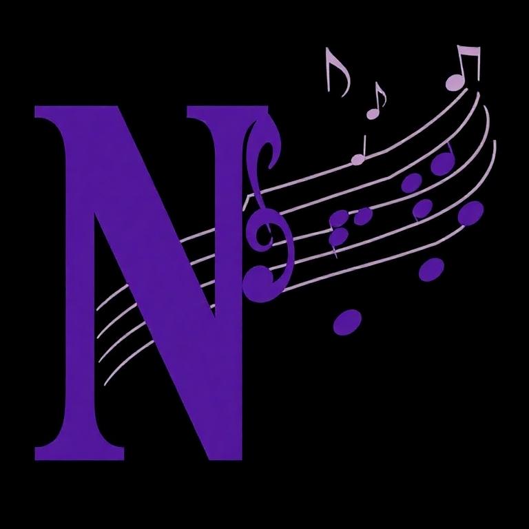 Musical notes 2 — letter N