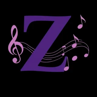 Musical notes 2 — letter Z