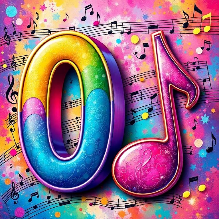 Musical notes 4 — letter O