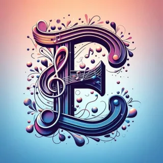 Musical notes — letter E