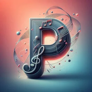 Musical notes — letter P