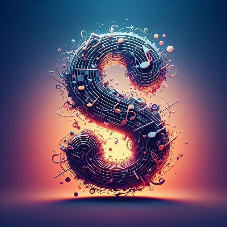 Musical notes — letter S