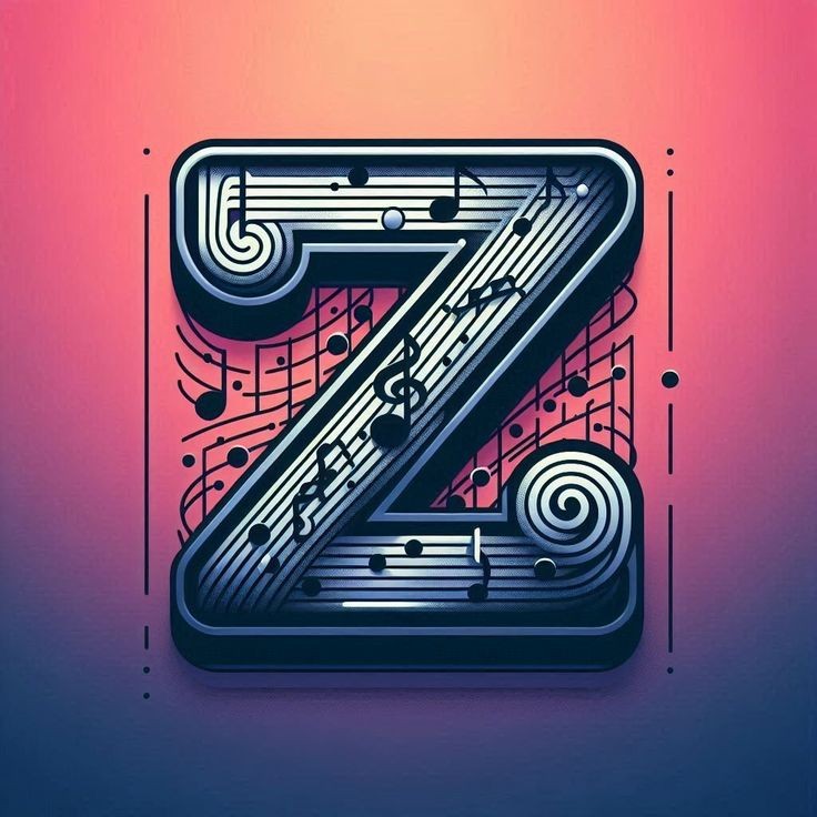 Musical notes — letter Z